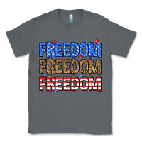 Charcoal Heather Freedom freedom freedom Classic Tee - Neo Western