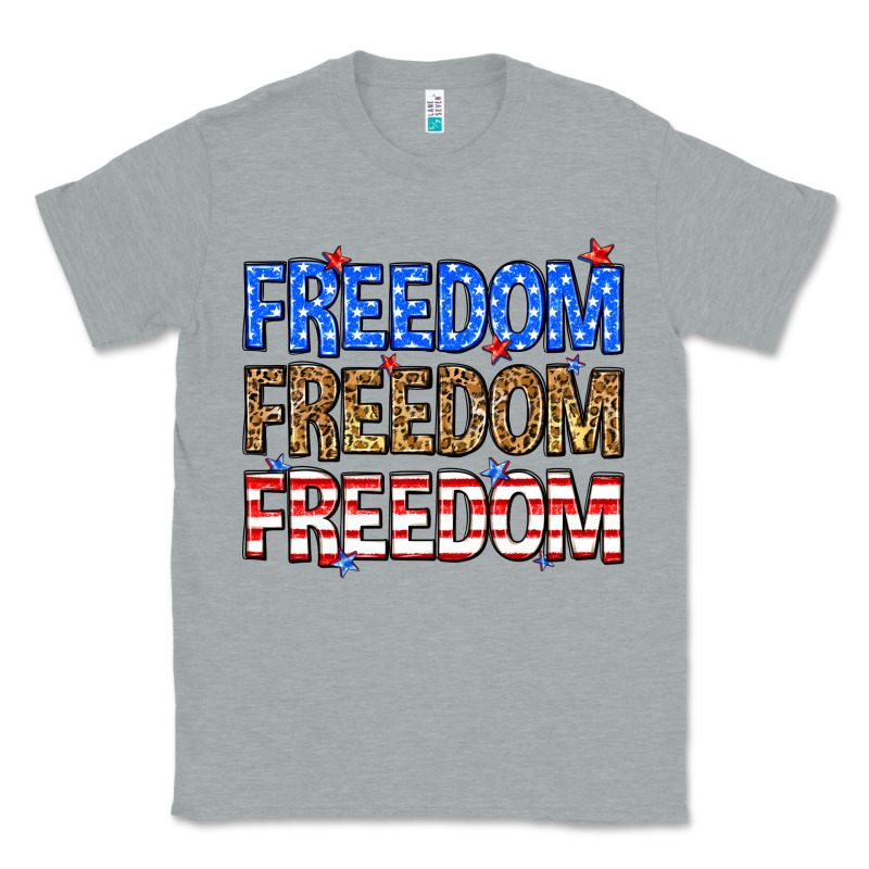 Freedom Freedom Freedom Classic Tee by Neo Western | Teevron