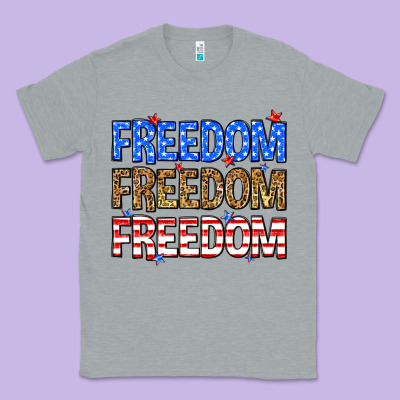 Freedom Freedom Freedom Classic Tee Designed By Neo Western