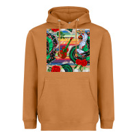 Meerkat flamenco dancer seamless pattern Heavyweight Hoodie - BundleAndBundleShop