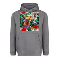 Storm flamenco dancer seamless pattern Heavyweight Hoodie - BundleAndBundleShop