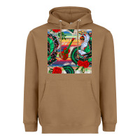 Toasted Coconut flamenco dancer seamless pattern Heavyweight Hoodie - BundleAndBundleShop