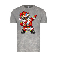 Cloud Rock afro dabbing santa Vintage Tee - Zillion Design Studio