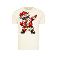 Vintage Arctic afro dabbing santa Vintage Tee - Zillion Design Studio