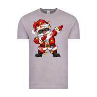 Vintage Zinc afro dabbing santa Vintage Tee - Zillion Design Studio
