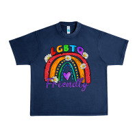 Navy lgbtq friendly Urban Heavy Tee - Zillion Design Studio