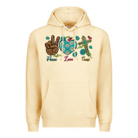 Pina Colada peace love cross Premium Hoodie - NancyCooperArtShop