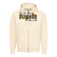 Sandshell take me where summer never ends Zipper Hoodie - CowhideDigitalArt
