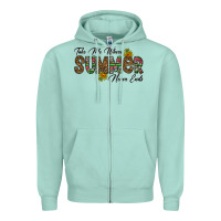 Seafoam take me where summer never ends Zipper Hoodie - CowhideDigitalArt