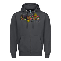 Smoke take me where summer never ends Zipper Hoodie - CowhideDigitalArt