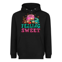 Black feeling sweet donuts Heavyweight Hoodie - AdoDesignShop