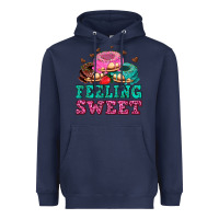 Navy feeling sweet donuts Heavyweight Hoodie - AdoDesignShop