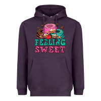 Plum feeling sweet donuts Heavyweight Hoodie - AdoDesignShop