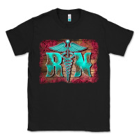 Black registered medical symbol nurse background Classic Tee - BarkalooDesign