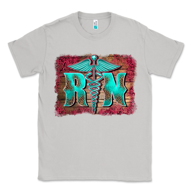 Registered Medical Symbol Nurse Background Classic Tee by BarkalooDesign | Teevron
