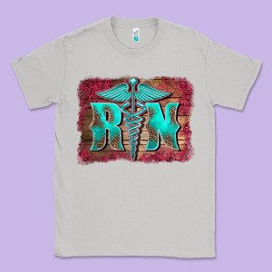 Registered Medical Symbol Nurse Background Classic Tee Designed By Barkaloodesign