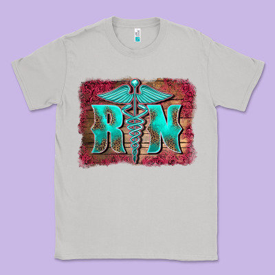 Registered Medical Symbol Nurse Background Classic Tee Designed By Barkaloodesign