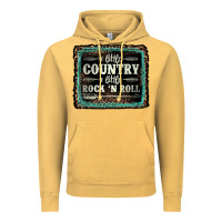Vintage Mustard a little country a little rock n roll Vintage Hoodie - AdoDesignShop