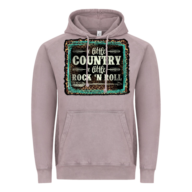 A Little Country A Little Rock N Roll Vintage Hoodie by AdoDesignShop | Teevron