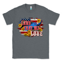 Charcoal Heather Land that we love 4th of july Classic Tee - CowGirlArtShop