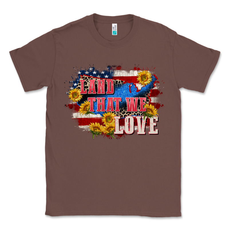 Land That We Love 4th Of July Classic Tee by CowGirlArtShop | Teevron