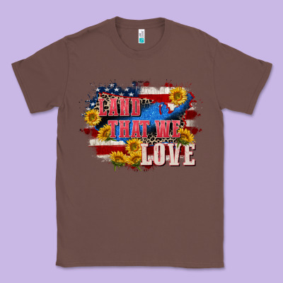 Land That We Love 4th Of July Classic Tee Designed By Cowgirlartshop