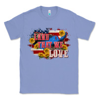 Colony Blue Land that we love 4th of july Classic Tee - CowGirlArtShop