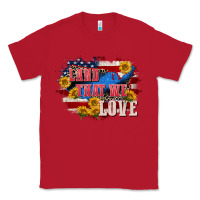 Red Land that we love 4th of july Classic Tee - CowGirlArtShop