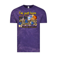 Cloud Purple im just here for the snacks basketball sister Vintage Tee - Zillion Design Studio
