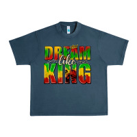 Midnight Navy dream like king with crown Urban Heavy Tee - texasbilliewilder