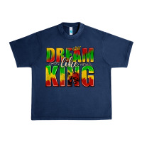 Navy dream like king with crown Urban Heavy Tee - texasbilliewilder