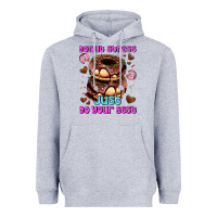 Heather Grey donut stress just do your best Heavyweight Hoodie - AdoDesignShop