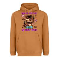 Donut Stress Just Do Your Best Heavyweight Hoodie | Teevron