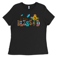 Black ı am blessed Ladies Tee - AdoDesignShop