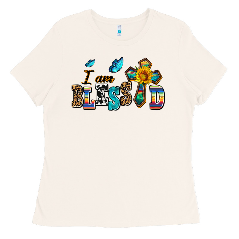 ı Am Blessed Ladies Tee by AdoDesignShop | Teevron