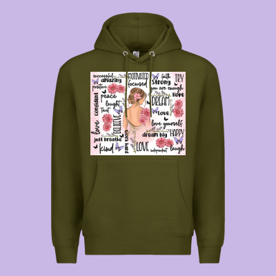 Self Care Premium Hoodie Designed By Maliassmallbusiness