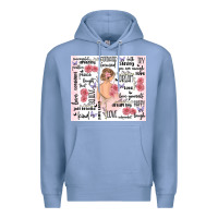 Colony Blue self care Premium Hoodie - MaliasSmallBusiness