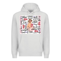 Dove Grey self care Premium Hoodie - MaliasSmallBusiness