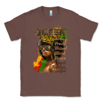Chestnut afro queen juneteenth Classic Tee - HRA Design Shop