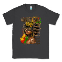 Smoke afro queen juneteenth Classic Tee - HRA Design Shop