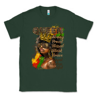 Sports Green afro queen juneteenth Classic Tee - HRA Design Shop