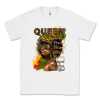 White afro queen juneteenth Classic Tee - HRA Design Shop