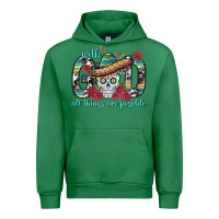 Emerald With God All Things Are Possible With Sombrero Sku Urban Hoodie - BundleAndBundleShop