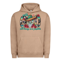 Pigment Burro With God All Things Are Possible With Sombrero Sku Urban Hoodie - BundleAndBundleShop