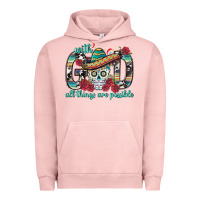 Pigment Salmon With God All Things Are Possible With Sombrero Sku Urban Hoodie - BundleAndBundleShop