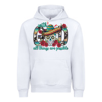 White With God All Things Are Possible With Sombrero Sku Urban Hoodie - BundleAndBundleShop