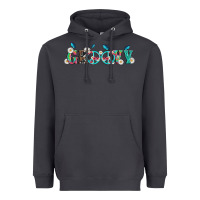 Smoke groovy with peace  sign flowers Heavyweight Hoodie - Artiststas