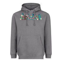 Storm groovy with peace  sign flowers Heavyweight Hoodie - Artiststas