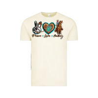 Vintage Arctic peace love cowboy Vintage Tee - texasbilliewilder