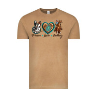 Vintage Camel peace love cowboy Vintage Tee - texasbilliewilder